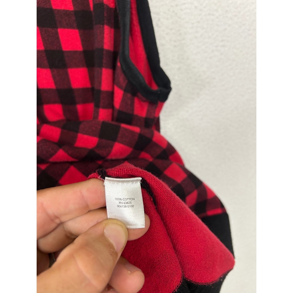 Buffalo Plaid CJ Banks Womens 3X Red Knit Sweater Vest Preppy Cabin Country - Picture 4 of 9